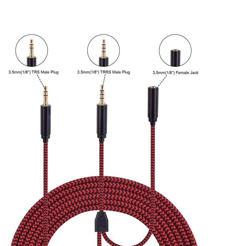 Koffmon HD60 S Chat Link Cable,6.6ft Replacement Chat Link Audio Cable Extension Cord Compatible with Elgato HD60, HD60S/S+, HD60 X, HD60Pro, 4K60 PRO Game Capture Card,Works for ps5 ps4 Xbox One X/S - Image 3